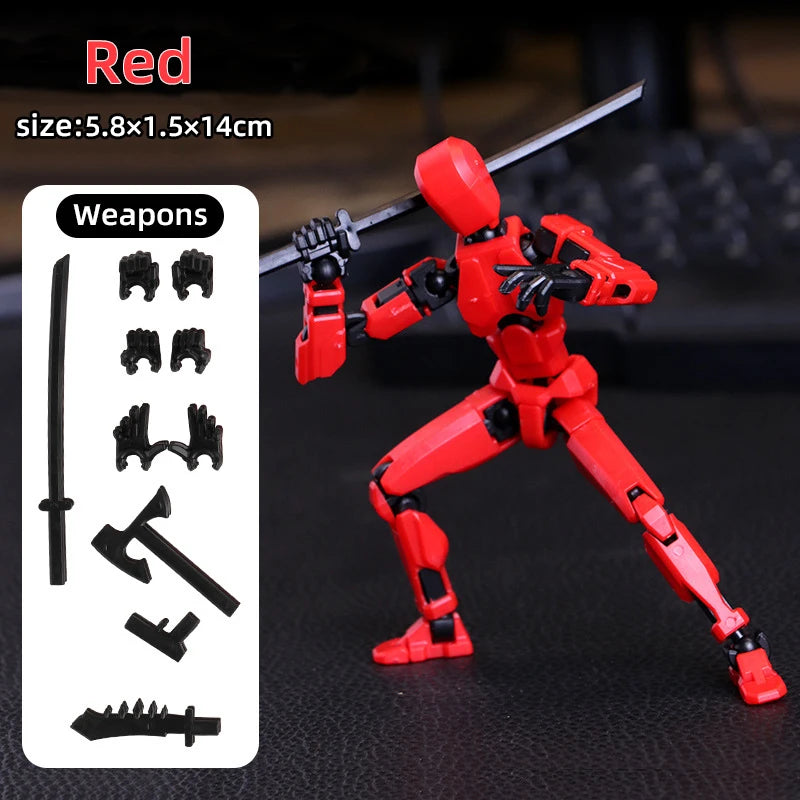 Movable Shapeshift Robot 3D Printed Mannequin Dummy 13 Action Figures