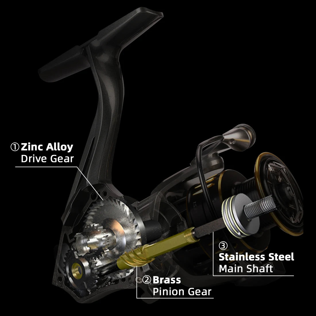 Spinning Reel Seaknight ARCHER2 5.2:1 4.9:1 Freshwater Fishing 230-335g