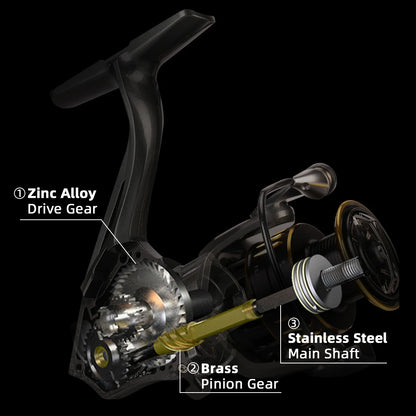 Spinning Reel Seaknight ARCHER2 5.2:1 4.9:1 Freshwater Fishing 230-335g