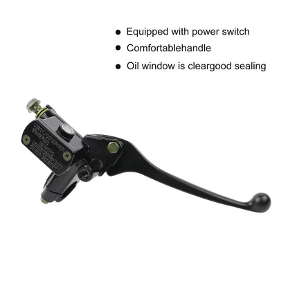 Motorcycle Brake Master Cylinder Lever Brake Pump for GY6 Scooter 50cc 70cc 90cc 110cc 125cc 150cc 250cc Moped ATV Pit Bike-EXPROTAS