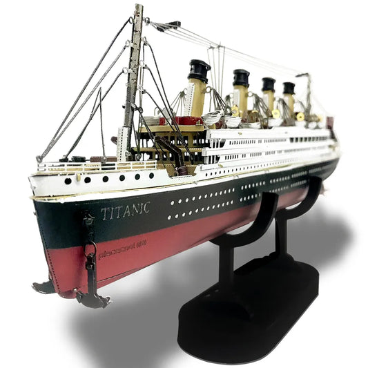 Piececool 3d Metal Puzzles Gifts for Adults Titanic Ship Model 226pcs Cruise Jigsaw Toys Building Kits Home Decoration-EXPROTAS