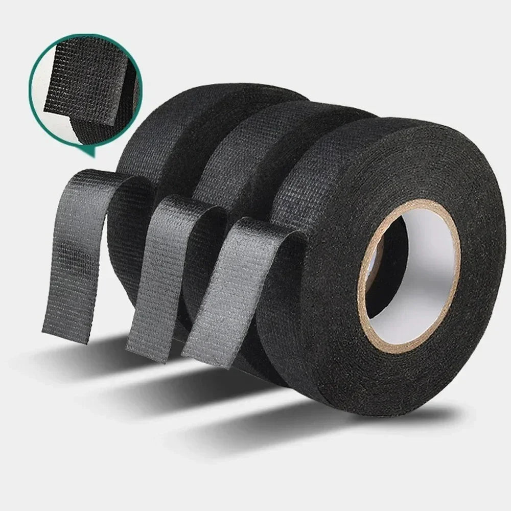 Harness Cloth Tape Heat Resistant Adhesive Wrap for Car Wiring 15M