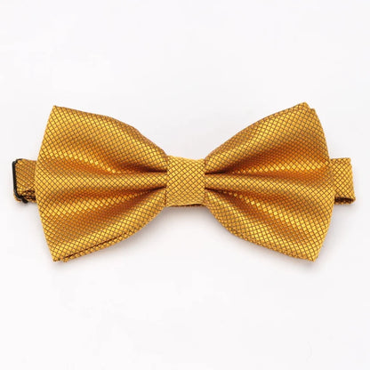 Bow Tie Solid Color Adjustable Wedding Party Ties for Men Women