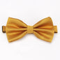 Bow Tie Solid Color Adjustable Wedding Party Ties for Men Women