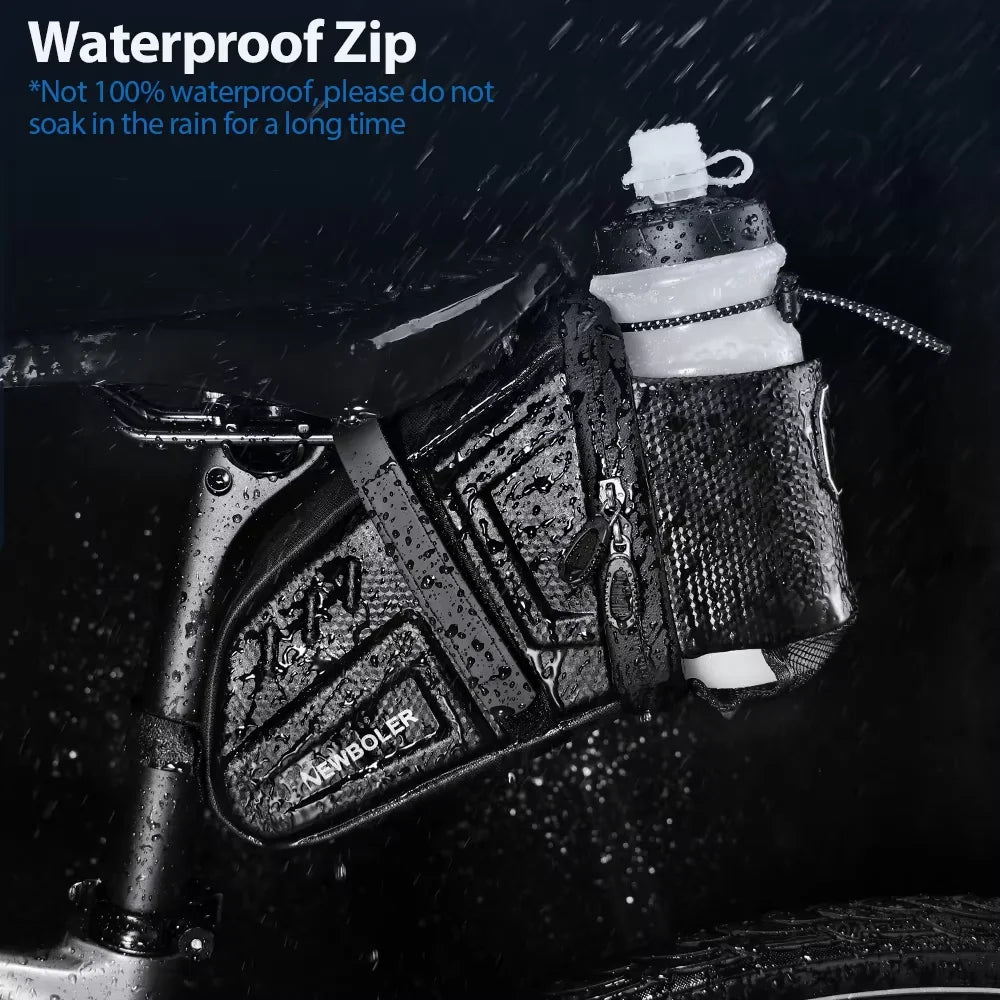 Bicycle Saddle Bag Waterproof Rear Bike Storage Bottle Holder Pannier