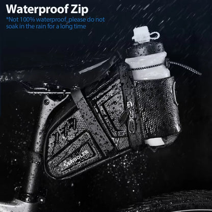 Bicycle Saddle Bag Waterproof Rear Bike Storage Bottle Holder Pannier