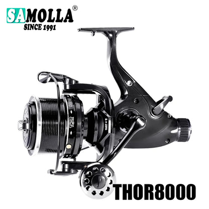 Carp Fishing Spinning Reel 27kg Drag 12+1BB Saltwater Freshwater