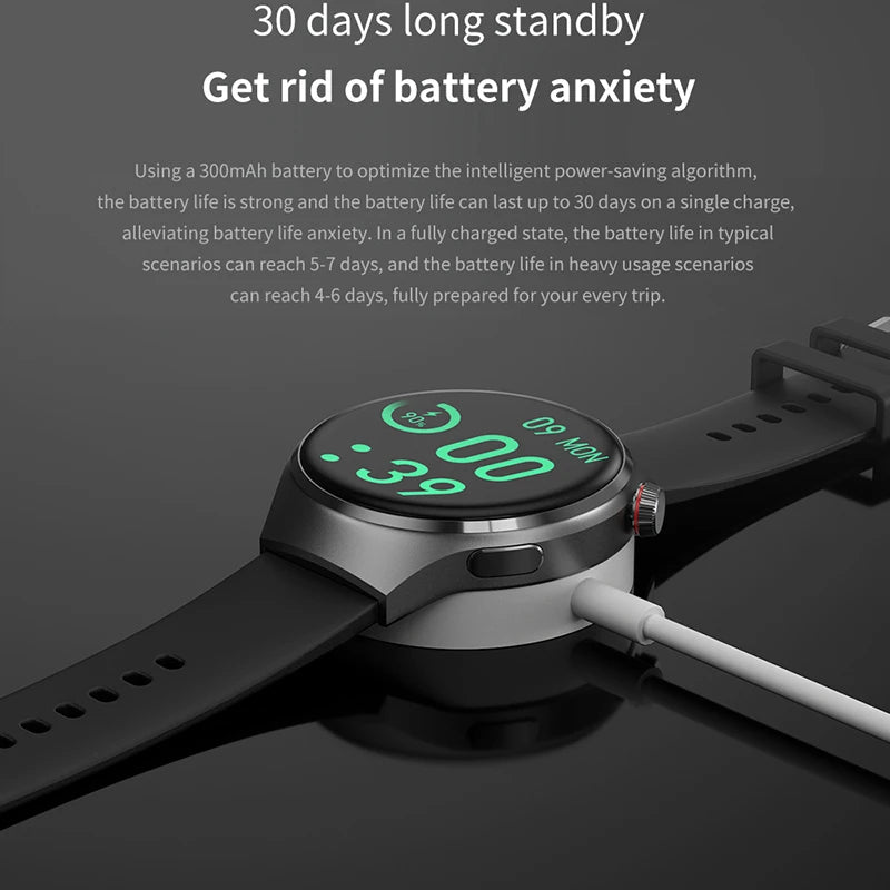 For Huawei GT4 PRO Smart Watch Men Watch 4 Pro AMOLED HD Screen Bluetooth Call GPS NFC Heart rate waterproof SmartWatch 2024 New-EXPROTAS