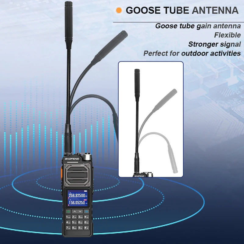 BAOFENG UV-25L Ham Radio High Powerful Tactical Walkie Talkie 50KM Four-Band Type-C 999Channel Two Way Radio BAOFENG NEW Upgrade-EXPROTAS