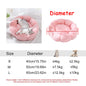 40-90cm Cat Bed Plush Round Soft Warm Cushion for Dog Pet Winter Sleeping