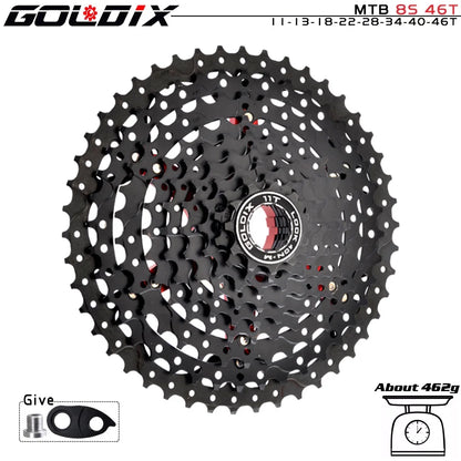 GOLDIX MTB Cassette | 8–12 Speed 40T–52T Freewheel Sprocket for Shimano/SRAM