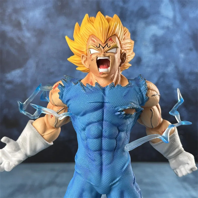 27cm Dragon Ball Z Majin Vegeta Self-Destruct Figure PVC Anime Statue Toy
