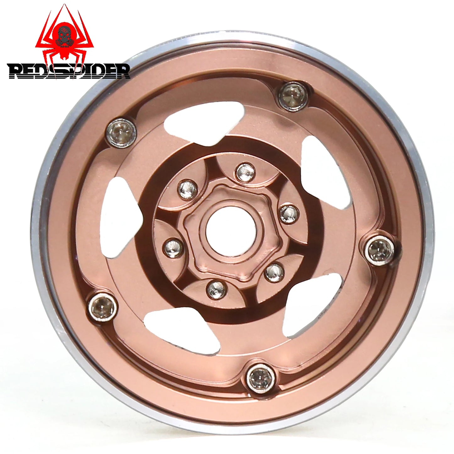 4pcs 1.9" Beadlock RC Wheel Rims for 1/10 Crawler SCX10 II III TRX4 D90 Set