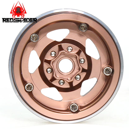 4pcs 1.9" Beadlock RC Wheel Rims for 1/10 Crawler SCX10 II III TRX4 D90 Set