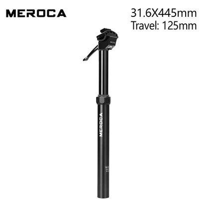 27.2/30.9/31.6mm Dropper Seatpost MEROCA Hydraulic MTB Road Bike Seat Post