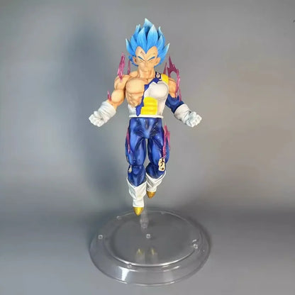 35cm Dragon Ball Goku Kakarotto Vegeta Figure 3 Heads PVC Action Statue Model Gift
