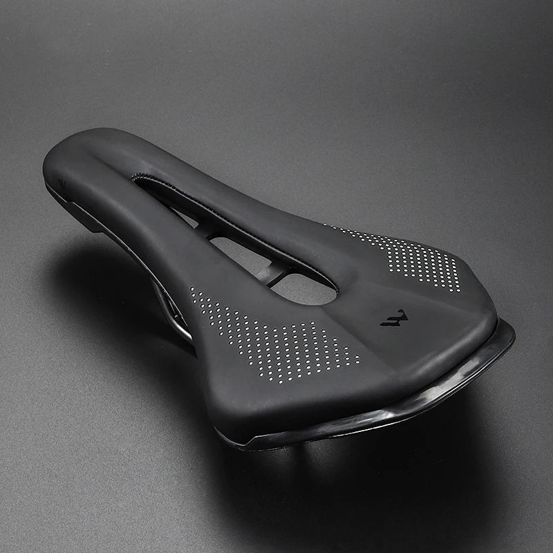 Road Bike Seat Saddle Hollow Cushion MTB Bicycle Black West Biking