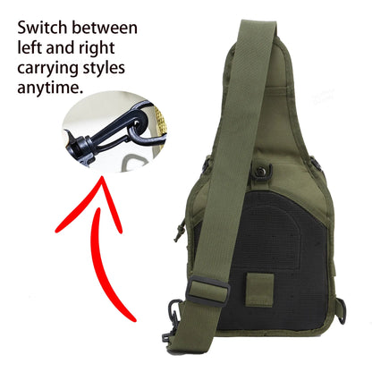 Outdoor Tactical Bag for Everyday Carry Sling Backpack Sport Pack