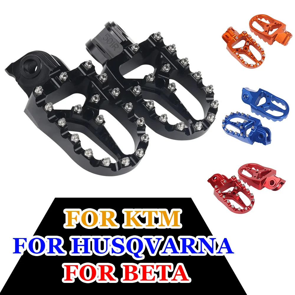 Foot pegs Foot Rests Pedals For KTM 690 ENDURO SMC R SX EXC XC 1290 ADV S For BETA RR 2T 4T For HUSQVARNA 701 SM TC FX TE FE 300-EXPROTAS