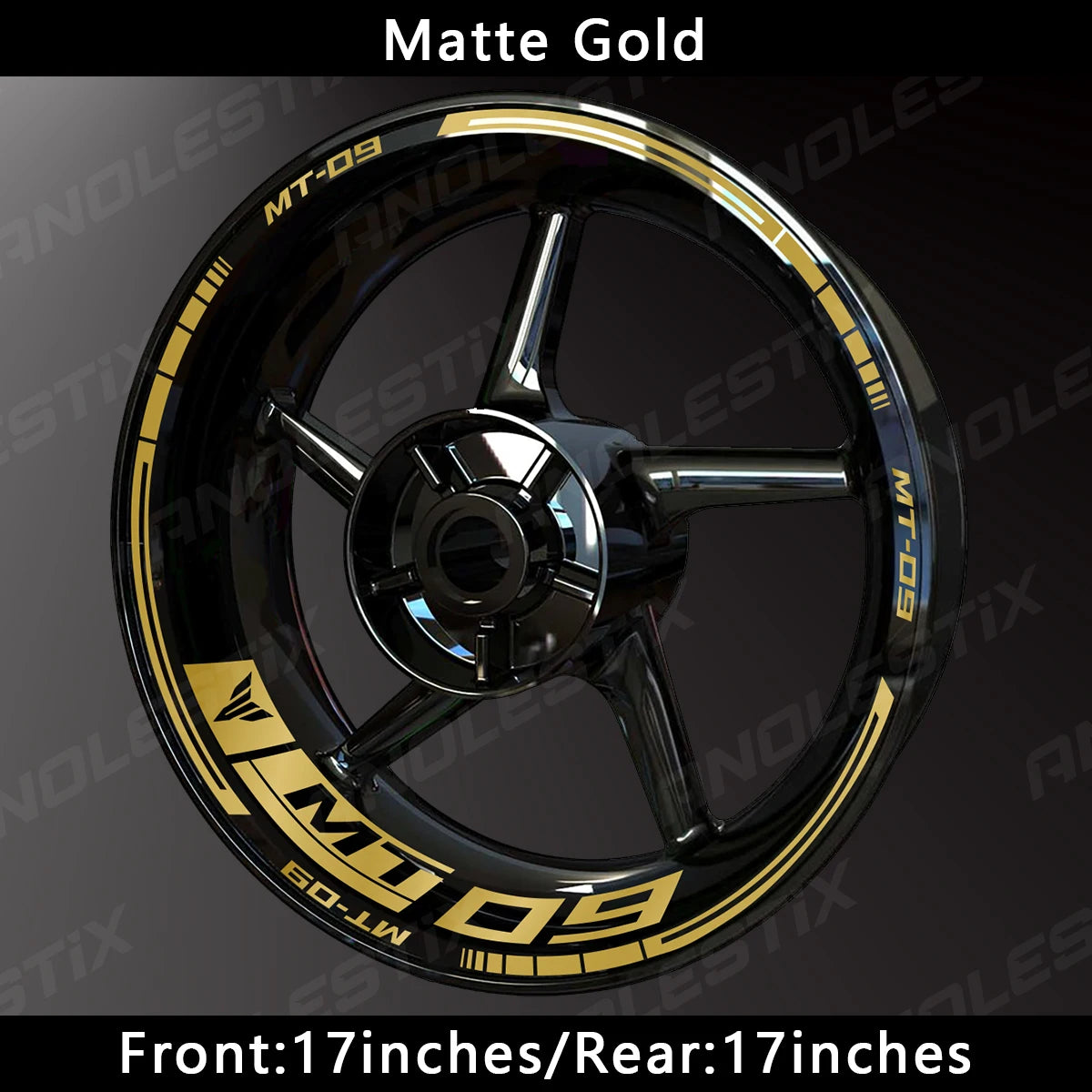Reflective Motorcycle Wheel Sticker Hub Decal Rim Stripe Tape for YAMAHA MT-09