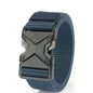 Men's Buckle Tactical Belt Red Ears Plastic Multifunctional Military Canvas