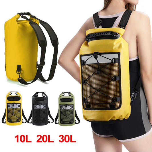 Waterproof Dry Bag Backpack 10L 20L Kayak Surf Swim Rafting Hiking