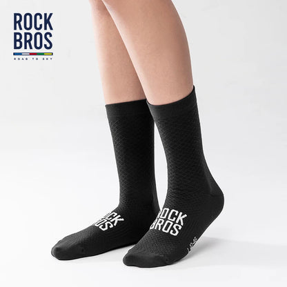 ROCKBROS Cycling Socks Shock-Absorbing Breathable High-Elastic Outdoor Bike Socks A Pair