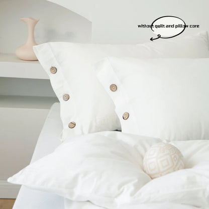 3pcs Double Duvet Cover King Size 100% Cotton Bedding Quilt Covers 220x240