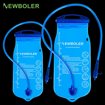 NEWBOLER BPA-Free Hydration Water Bladder Reservoir 2L 3L for Running Packs