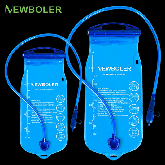 NEWBOLER BPA-Free Hydration Water Bladder Reservoir 2L 3L for Running Packs