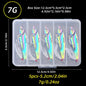 5Pcs Metal Vib Blade Fishing Lures Sinking Spinner Baits for Pike Bass Perch