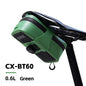 Waterproof Bike Saddle Bag CXWXC 0.6L TPU Hard Shell BOA Tail Pouch