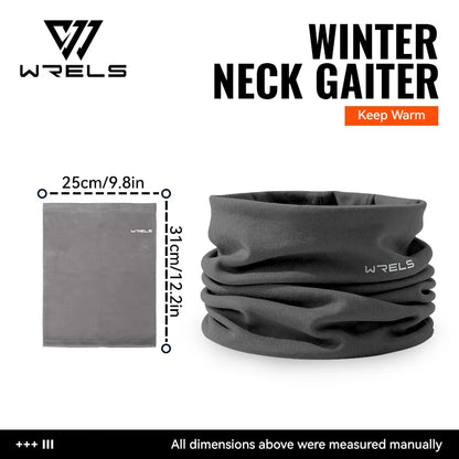 Winter Neck Gaiter Scarf Face Cover Fleece Windproof for Men Women