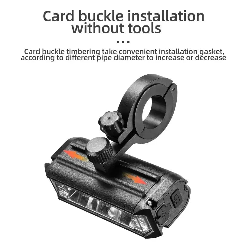 Offbondage Bicycle Light Front 900Lumen USB Rechargeable Waterproof Flashlight