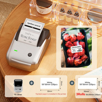 Niimbot B1 Portable Thermal Label Printer Mini Bluetooth Sticker Maker