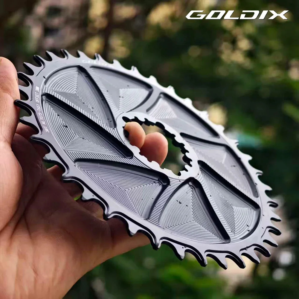 GOLDIX 3-Bolt Direct Mount Chainring Narrow Wide SRAM MTB Road Aero CNC