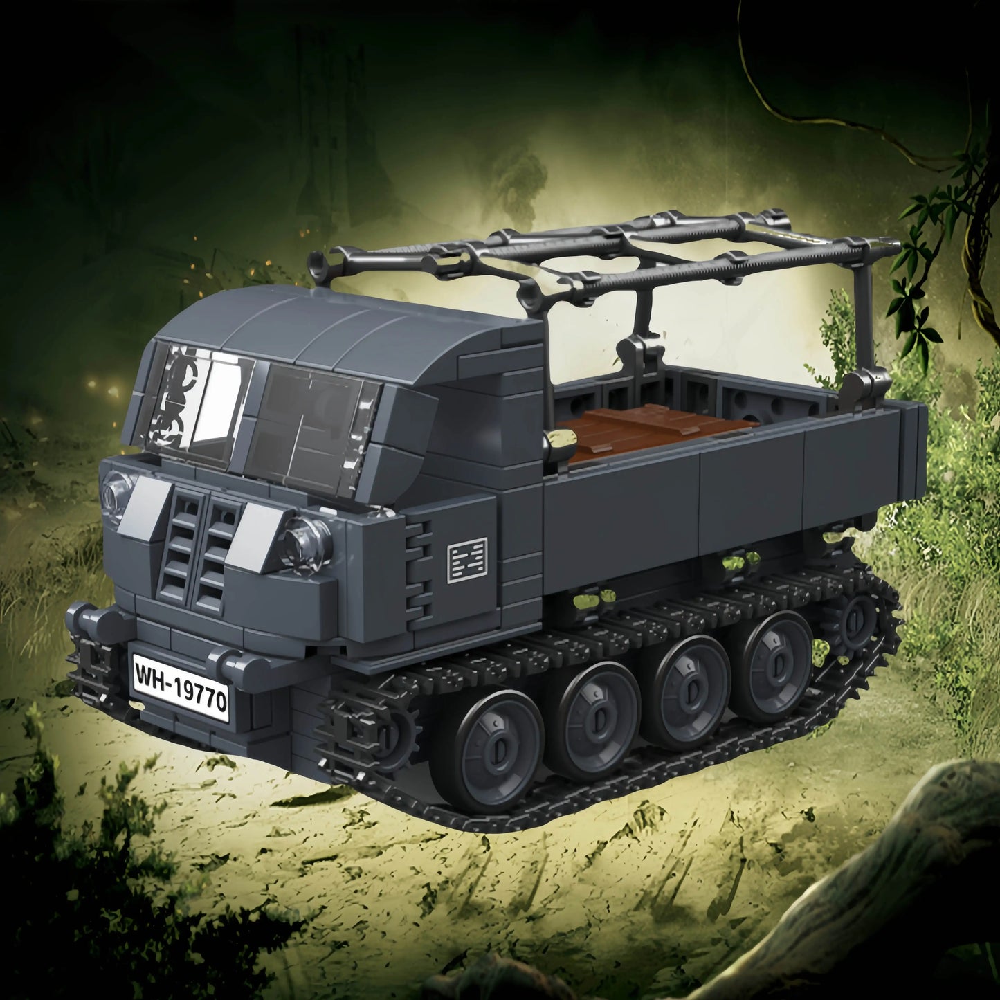 WW2 German Pz.Kpfw.38(t)A Light Tank Building Blocks Military Brick Model Set Gift