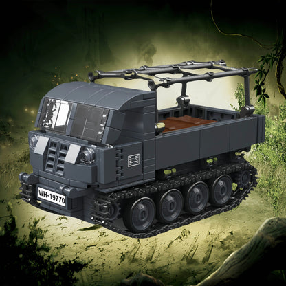 WW2 German Pz.Kpfw.38(t)A Light Tank Building Blocks Military Brick Model Set Gift