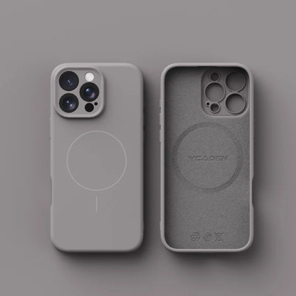 Liquid Silicone MagSafe Case for iPhone 11-17 Air Pro Max Plus Matte Cover