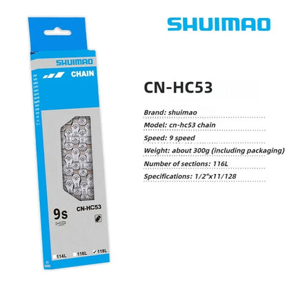 Bicycle Chain 6/7/8/9/10/11 Speed MTB 10v 11v 12v 116/126 Links