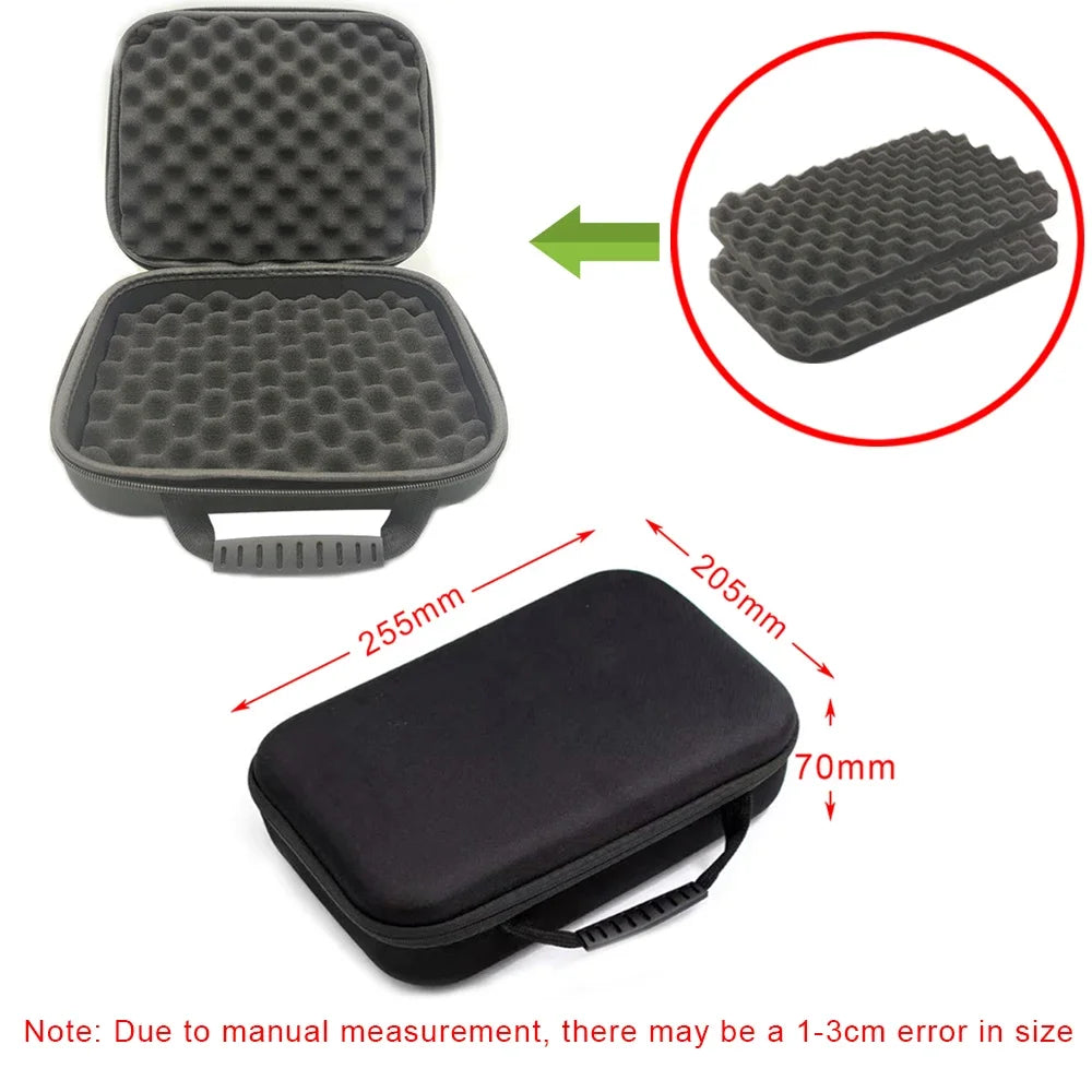 DIY Foam Hard Carry Case Storage Box Travel Zipper Bag Tool Accessories Camera