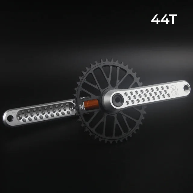 ZEROING Road Folding Bicycle Crankset 10/11/12speed Single Chainring 40/42/44/46/48T With Bracket Bottom BSA For Gravel Bike-EXPROTAS