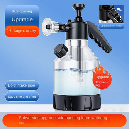 2.5L Car Wash Pump Foam Sprayer Handheld Snow Spray Bottle Cleaning Tool