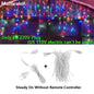 3.5-40M LED Icicle String Lights Christmas Curtain Fairy Lights Garland Remote Outdoor For New Year Wedding Street Holiday Decor-EXPROTAS