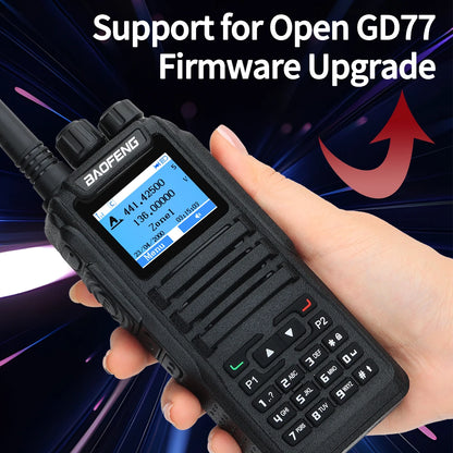 Baofeng DMR DM 1701 Digital Walkie Talkie Dual Mode Analog Two Way Radio Open GD77 Dual Time Slot Tier 1+2 Ham Radio DR 1801-EXPROTAS