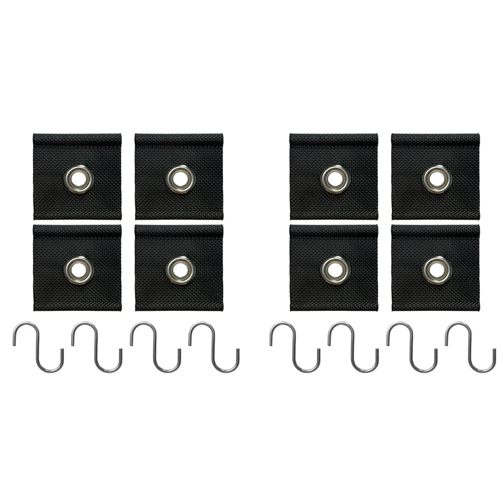 4Pcs S Shaped Camping Awning Hooks Clips Durable RV Tent Hangers Light Hangers with Holes Practical Caravan Camperb Accessories