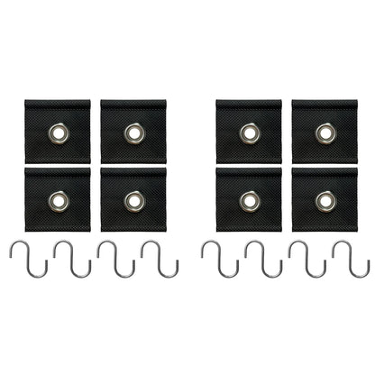 4Pcs S Shaped Camping Awning Hooks Clips Durable RV Tent Hangers Light Hangers with Holes Practical Caravan Camperb Accessories