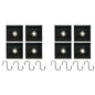 4Pcs S Shaped Camping Awning Hooks Clips Durable RV Tent Hangers Light Hangers with Holes Practical Caravan Camperb Accessories