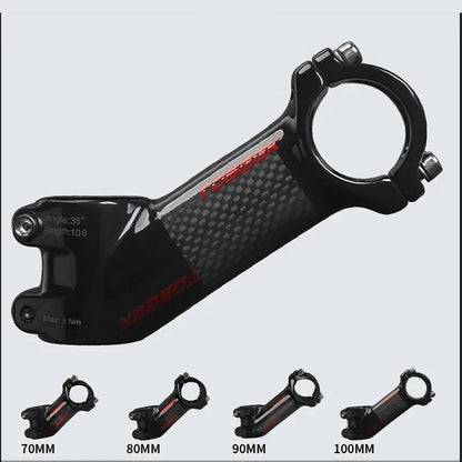 31.8mm MTB Handlebar Stem TOSEEK Carbon Aluminium Bike Stem 10-35 Degree