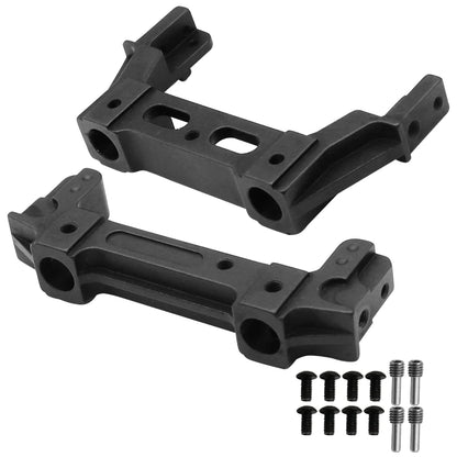 1/10 RC Crawler Metal Front & Rear Bumper Mount Set for Axial SCX10 II